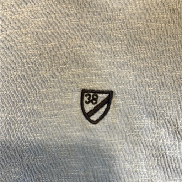 Daniel Cremieux Gray and Blue Relaxed Boxy T-Shirt - Picture 4 of 4